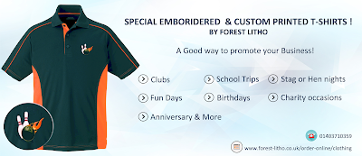Special Emborridered And Custom Printed T- Shirts ! | Forest Litho Printers 