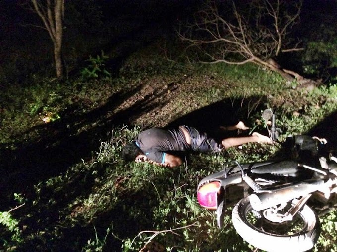 Homem de 41 anos vem a óbito após sofrer acidente de moto na BR-343, zona rural de Cocal