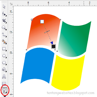 cara buat logo sederhana dengan corelDraw