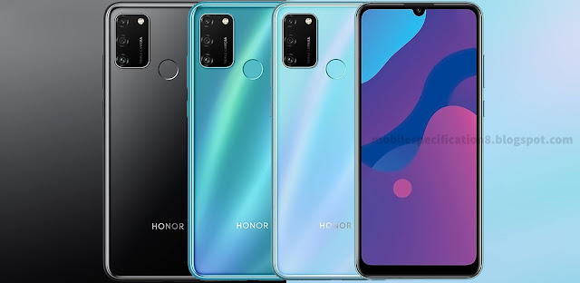 Honor 9A, Price, Specifications, Specs, Phantom blue, Blue, Ice green, Green, Colour, Midnight black, Black, Color