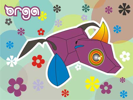 Orga Dragon Paper Toy