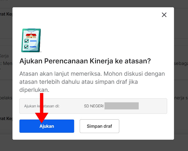 Klik ajukan