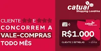 foto do prêmio de mil e 1.5k reais catuaí shopping londrina