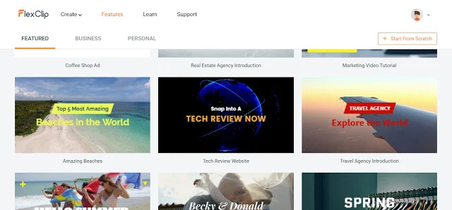 flexclip video maker, flexclip video editor, fitbit flex 2 clip