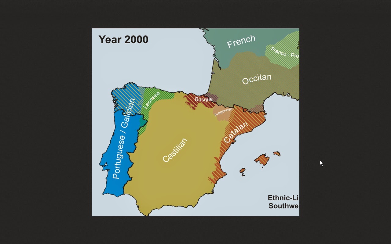 http://ca.wikipedia.org/wiki/Aragon%C3%A8s#mediaviewer/File:Linguistic_map_Southwestern_Europe.gif
