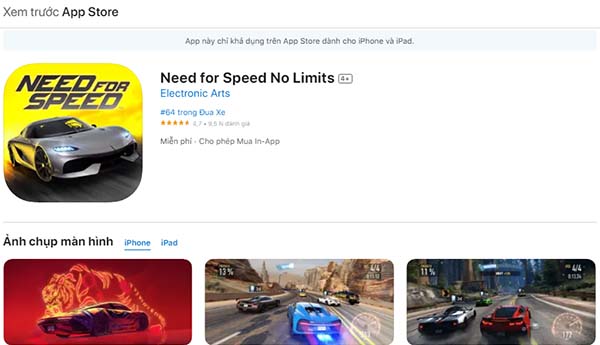 Need for Speed™ No Limits - Đua xe tốc độ trên điện thoại b1