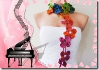 crochet flower scarf 2