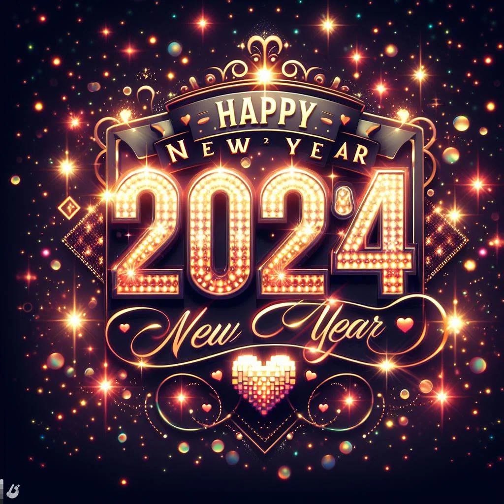 Happy New Year 2024 image for Love