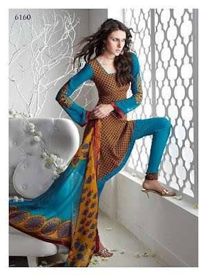 Gorgeous Cotton Salwar Suits For Summer 2012,salwar suits,cotton salwar kameez,salwar,cloth material,suits for summer,cotton salwar,cotton material,the cloth,cotton salwars