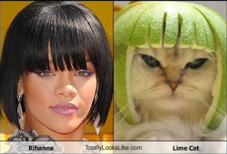 funny hair rihanna