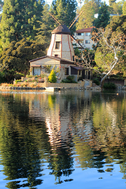 Windmill at The Lake Shrine - Center for Self Realization in Los Angeles, CA