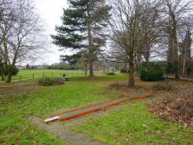 Minigolf course at Woodlands Park in Gravesend, Kent