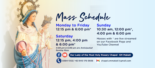 SM Makati Chapel Mass Schedule