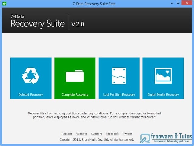 Offre promotionnelle : 7-Data Recovery Suite gratuit !