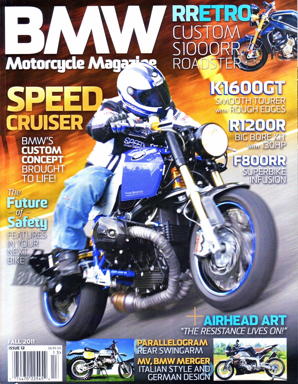 Motonation: BMW Motorcycle Magazine Vemar Jiano EVO TC Feature Fall 2011 Issue
