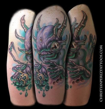 alien tattoo