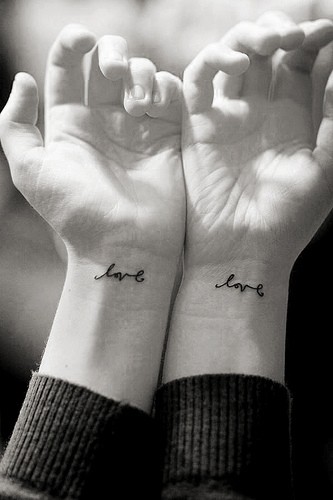 The following list of complementary tattoos come from couples who seem to