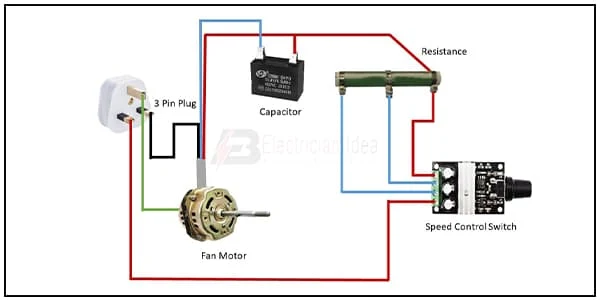 Table Fan Speed Controller wiring