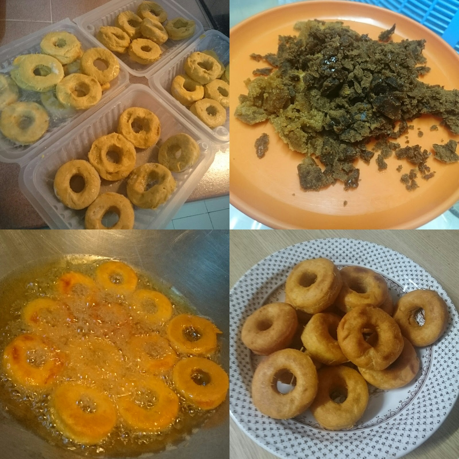 My Life & My Loves ::.: Homemade Kuih Keria Sira Gula Melaka