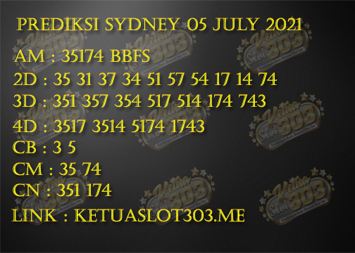 Prediksi Togel Sydney 05 Juli 2021