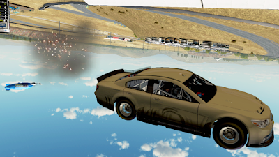 NASCAR 15 Victory Edition - Sonoma Glitch - Flying car