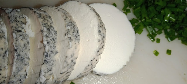 Goats cheese and chives. Photo by Loire Valley Time Travel.