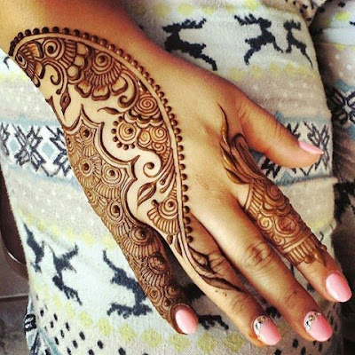 Indian Style Mehndi Designs, Henna For Girls.