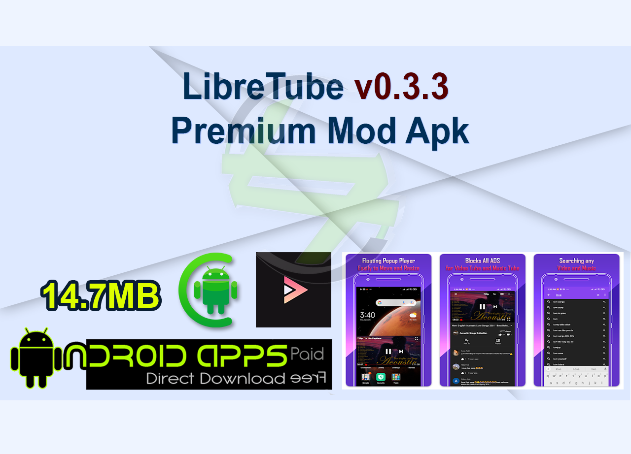 LibreTube v0.3.3 Premium Mod Apk