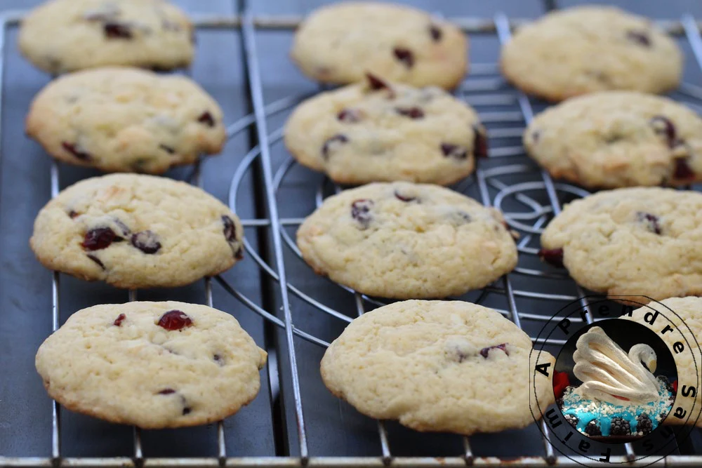 Cookies cranberries chocolat blanc