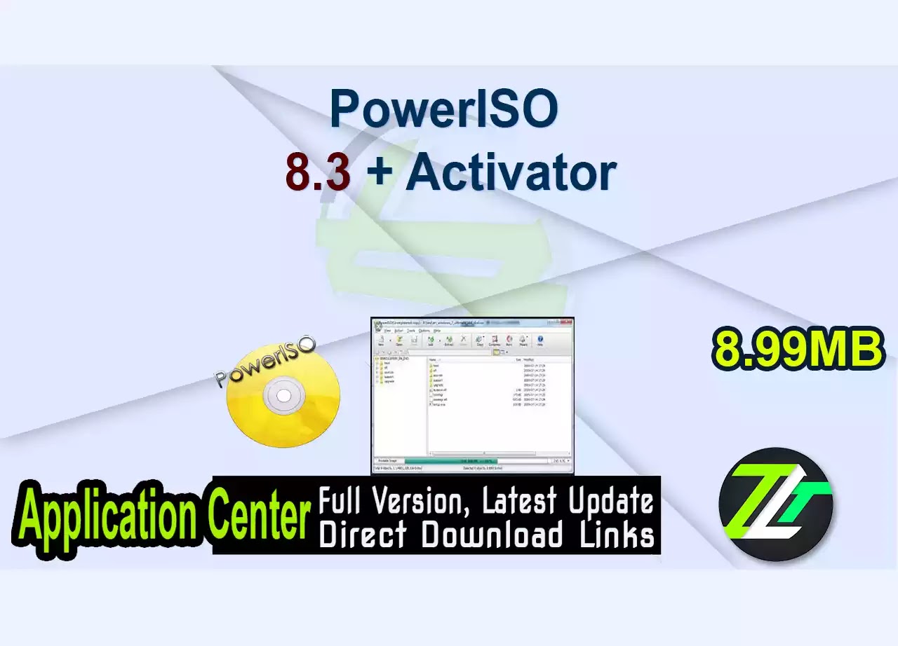 PowerISO 8.3 + Activator