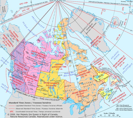 maps of canada political