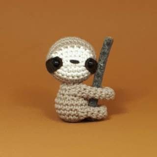 PATRON GRATIS PEREZOSO AMIGURUMI 30558