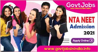 NTA NEET Admission Online Form