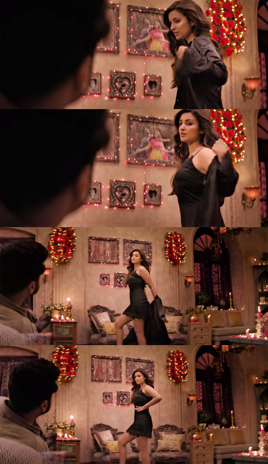 parineeti chopra hot strip scene bollywood actress
