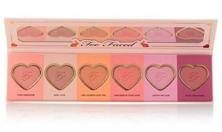 Too faced love flush blush set makeup collection spring chocolate beauty