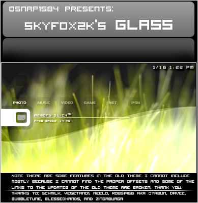 skyfox2ks Glass psp Themes