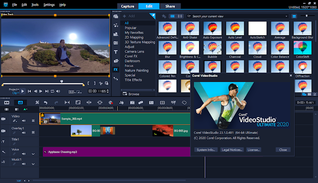 Corel VideoStudio Ultimate 2020 v23.1.0.481 Full version