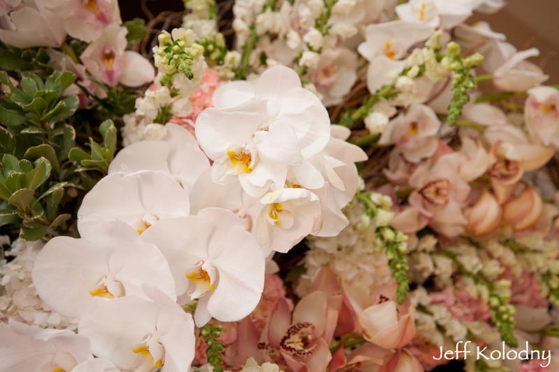 Rose and Stephen Brooks Fantasy Pink Gold Wedding