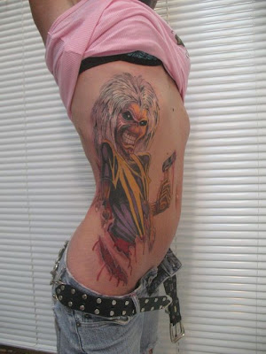 Zombie Tattoo on Body Girl