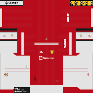 Kit de Manchester United para Efootball PES 2021