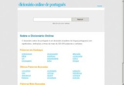 Dicionário on-line em Português - Dicionário on-line em Português