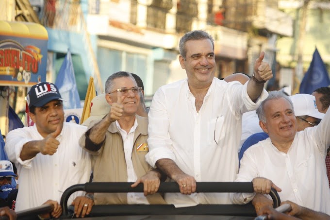Manuel Jiménez agradece multitudinario apoyo a marcha caravana del Cambio; Abinader acompañó inicio de campaña municipal en SDE