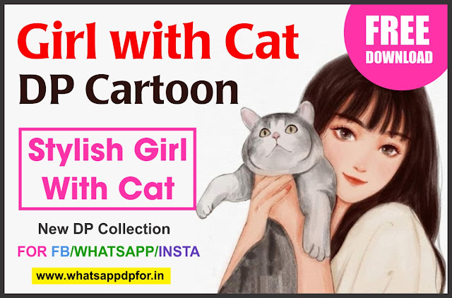 Cat Dp with girl