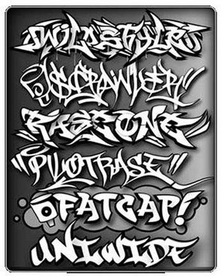 Graffiti Fonts Designs