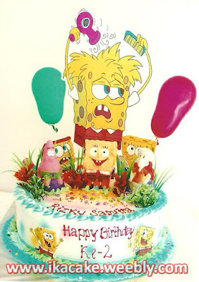 Kue Ulang Tahun Sponge Bob 