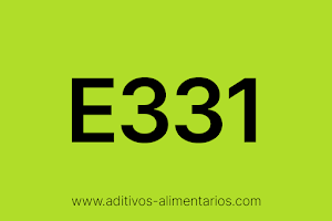 Aditivo Alimentario - E331 - Citratos Sódicos