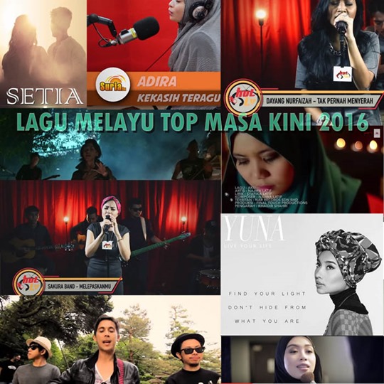 lagu melayu top masa kini 2016 #1