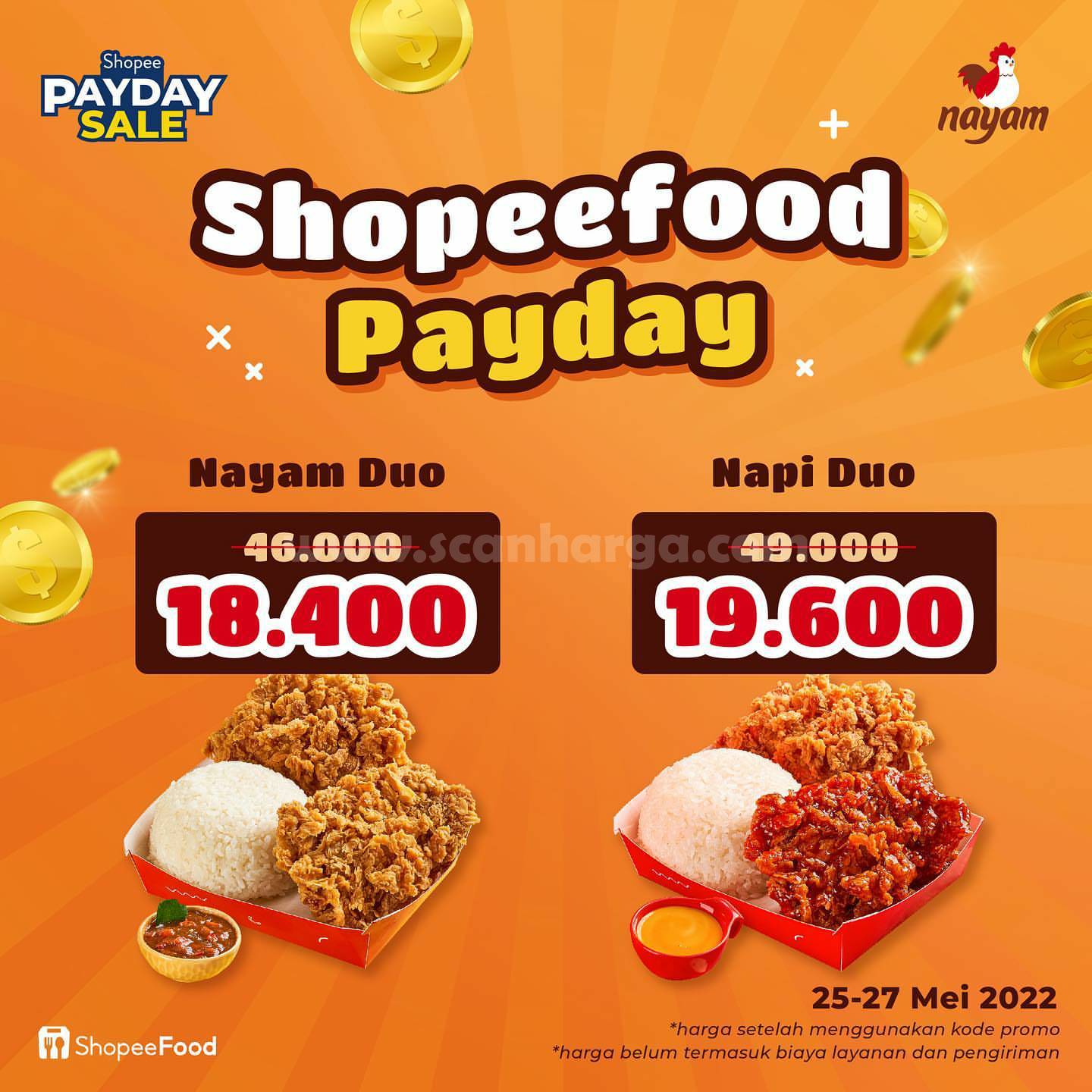 NAYAM Promo PAYDAY SHOPEEFOOD – DISKON hingga 60%