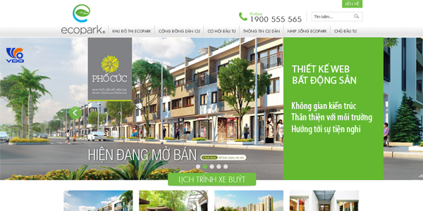 thiet ke website bat dong san uy tin