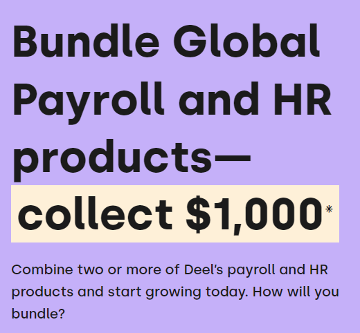 Get $1,000 Credited: Elevate Your Business with Deel's Global Payroll and HR Solutions!